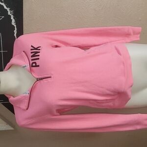 Sm Pink zipped sweatshirt